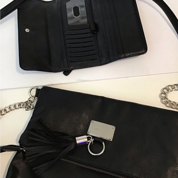 (3) Nine West shoulder bag wallet and planner black new w/o tags - Picture 15 of 15